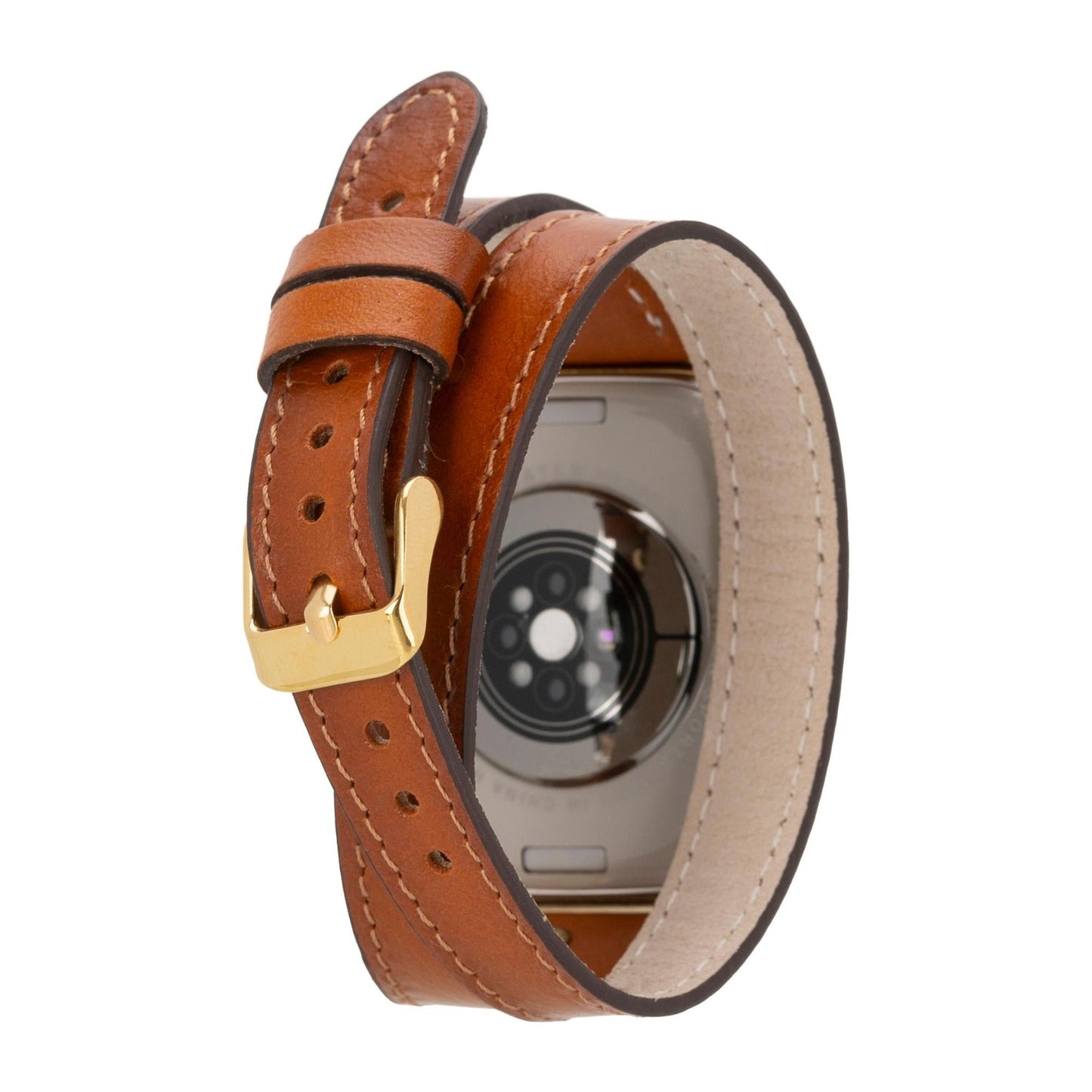 Syracuse Double Tour Leather Bands for Apple Watch 9, Ultra 2 and SE - Concordia Style Boutique
