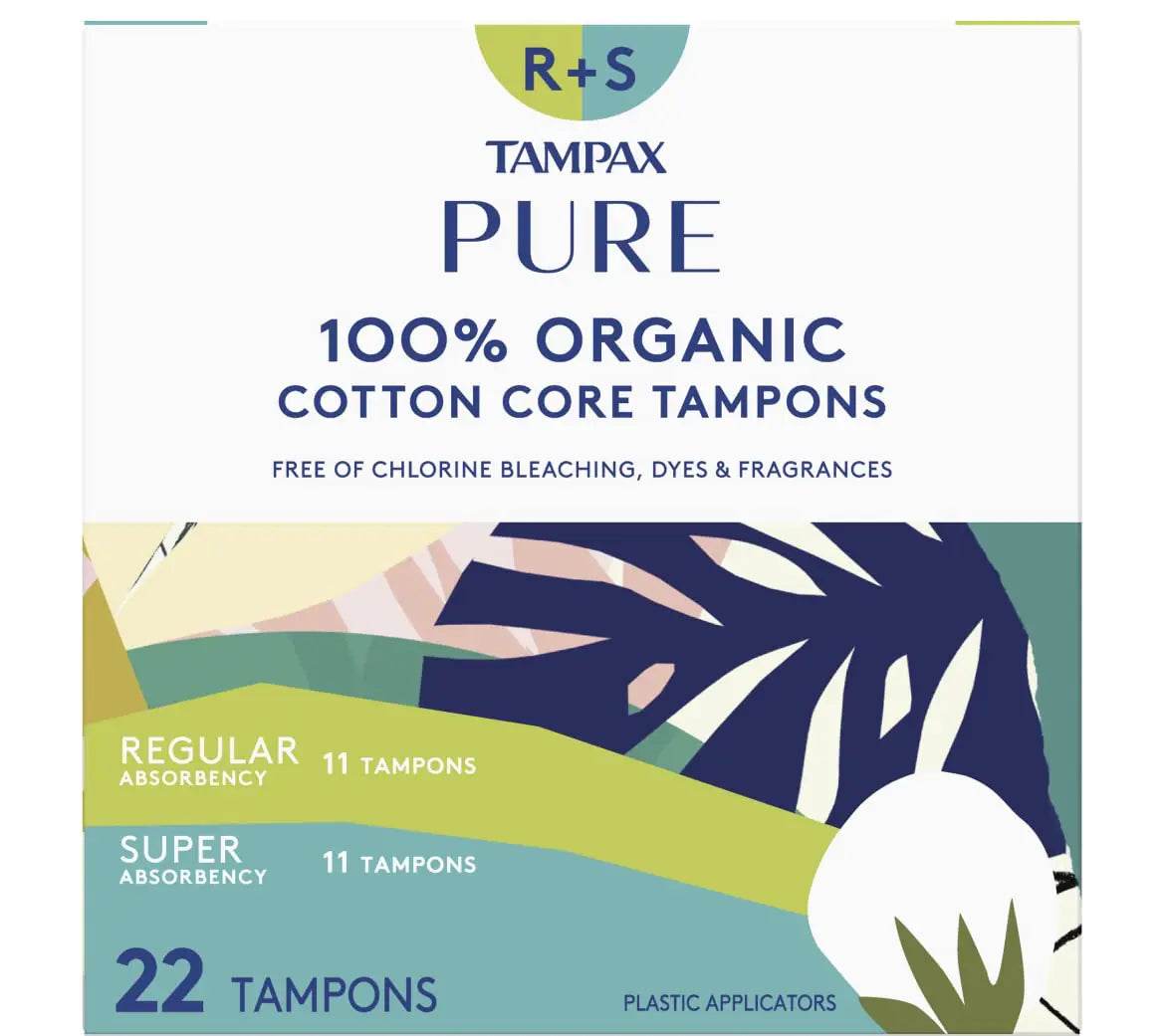 Tampax PURE COTTON 22-pack (11 Regular/11 Super) - Concordia Style Boutique