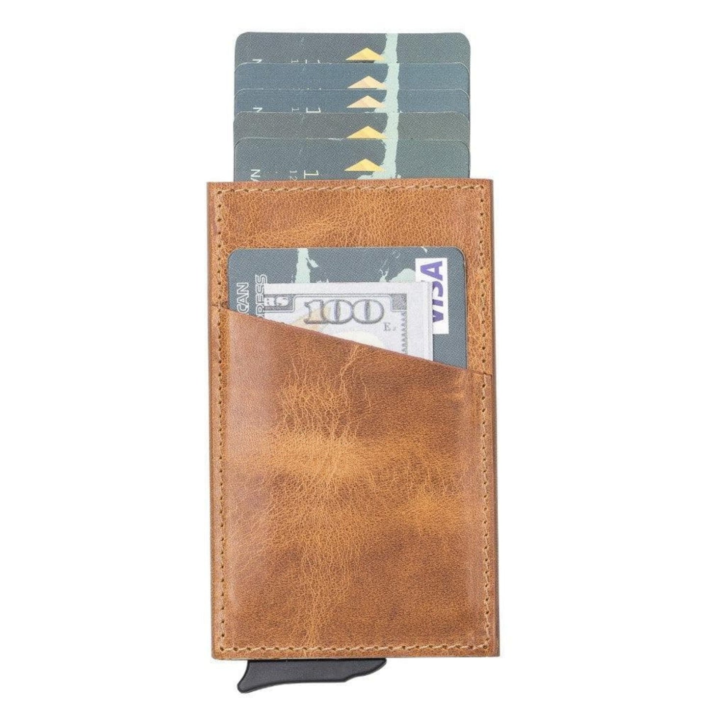 Telluride Leather Popup Cardholder for Men and Women - Concordia Style Boutique