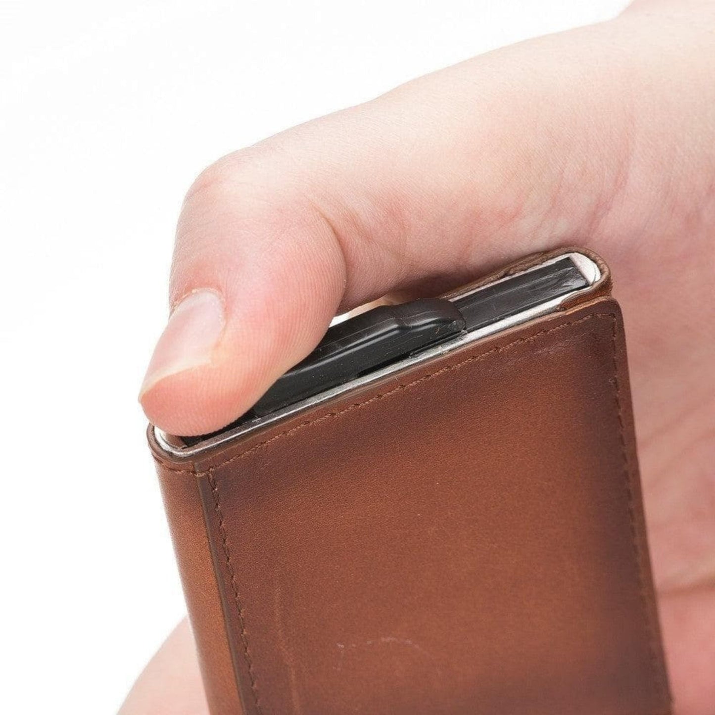 Telluride Leather Popup Cardholder for Men and Women - Concordia Style Boutique