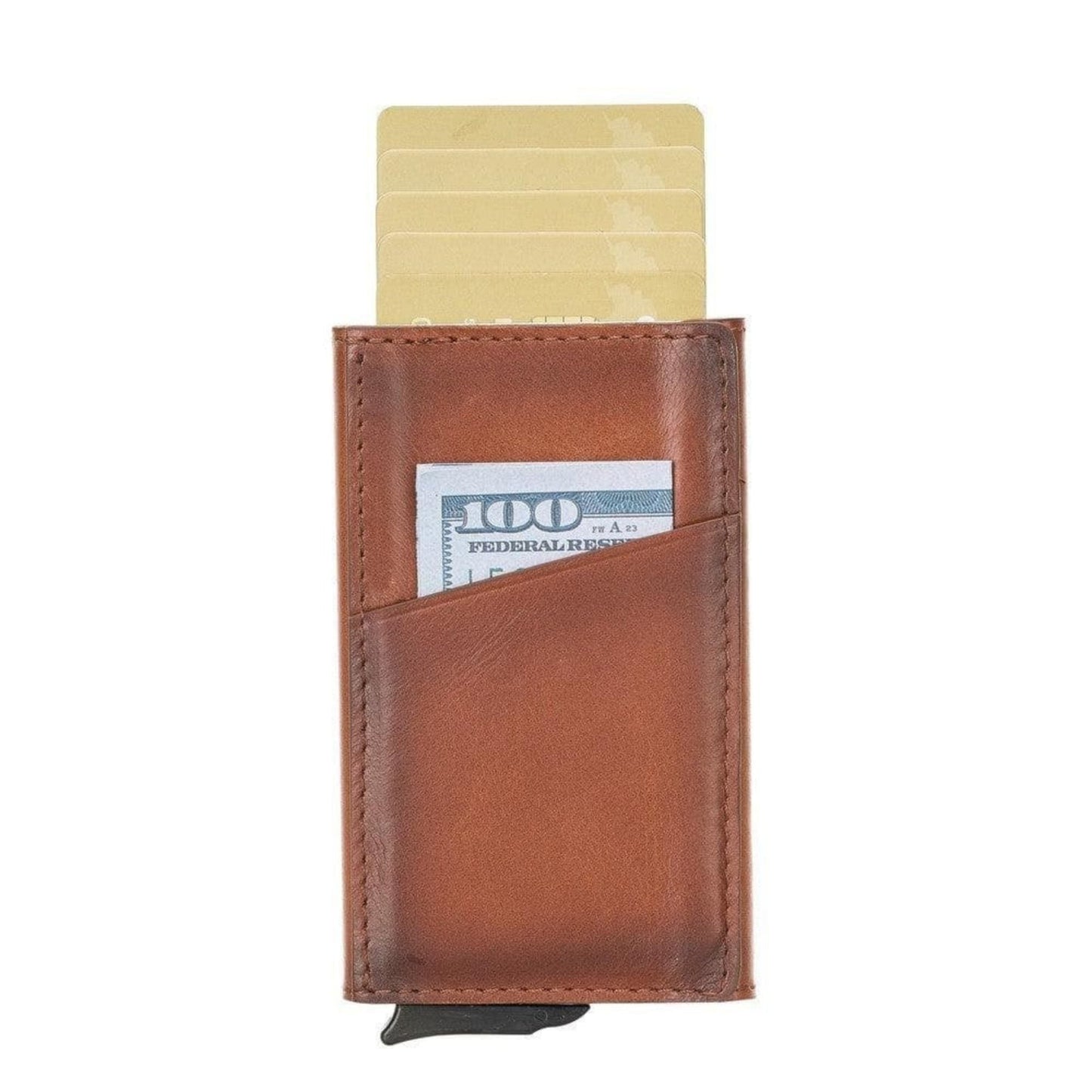 Telluride Leather Popup Cardholder for Men and Women - Concordia Style Boutique