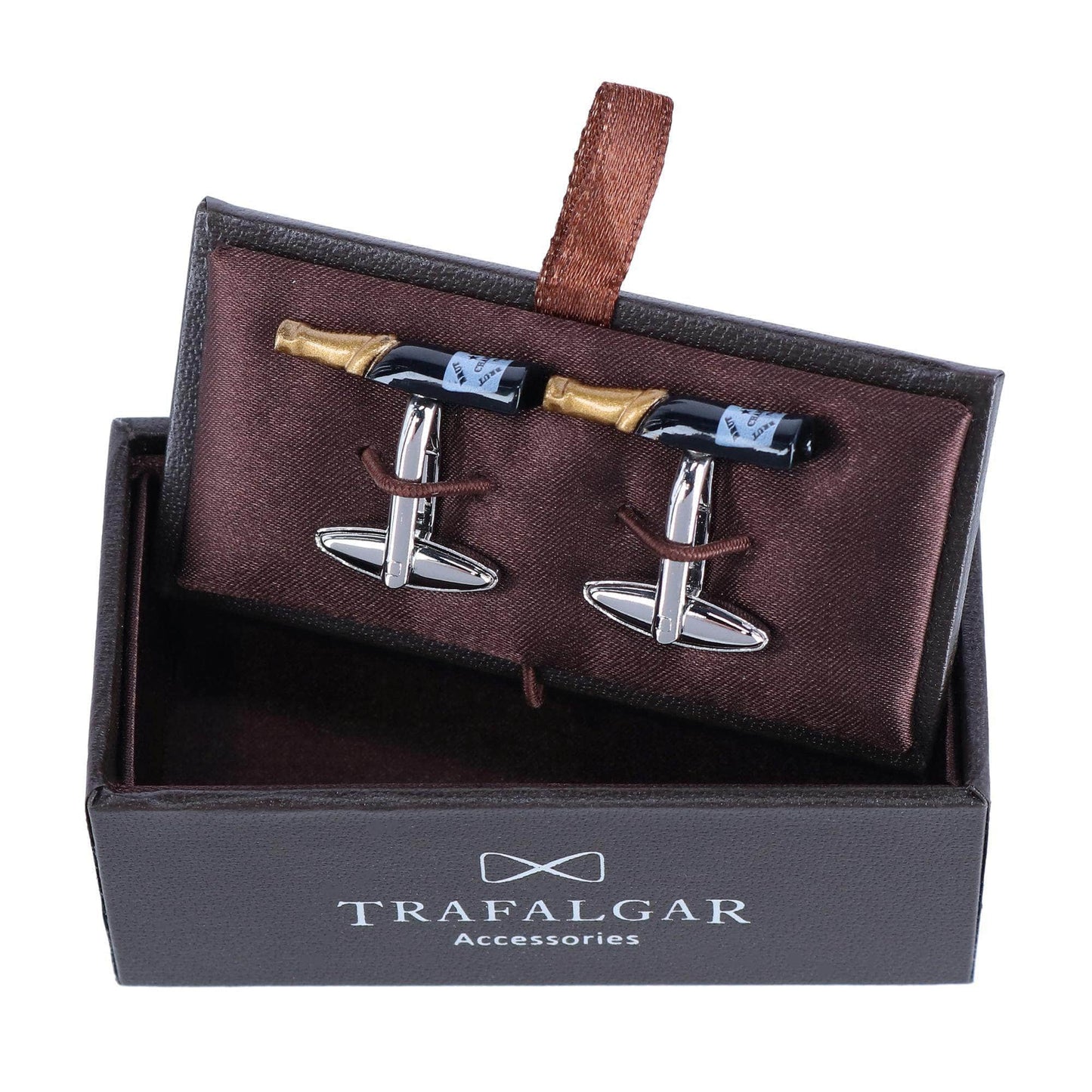 Celebrate Champagne Bottle Novelty Cufflinks - Concordia Style Boutique