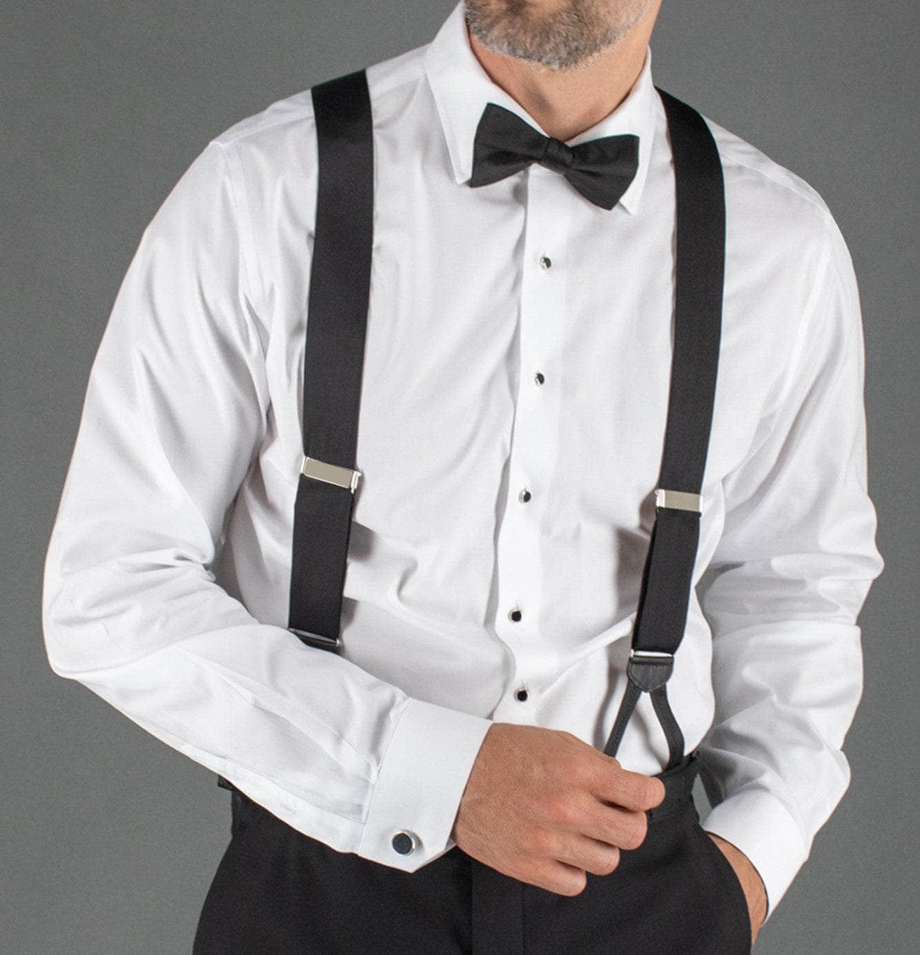 Sutton Round Genuine Onyx Cufflinks - Concordia Style Boutique