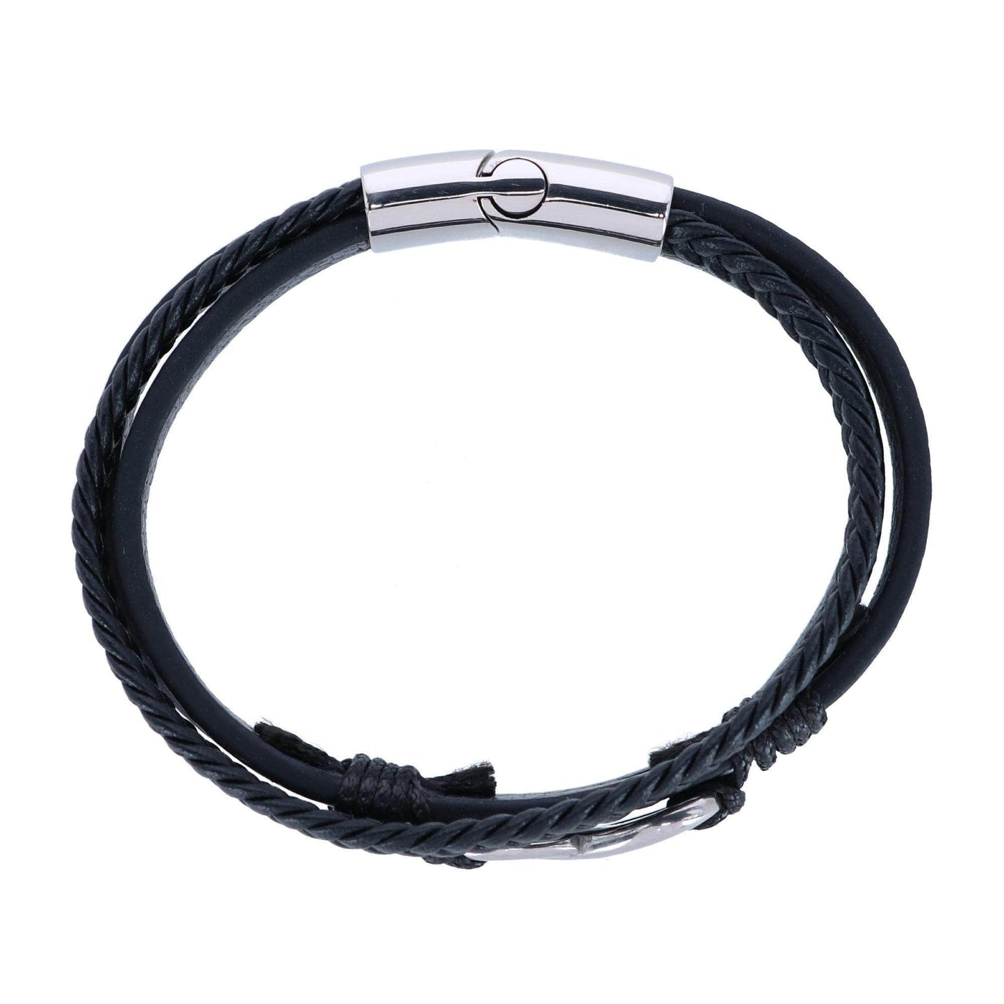 Infinity Triple Band Secure Clasp Leather Bracelet - Concordia Style Boutique