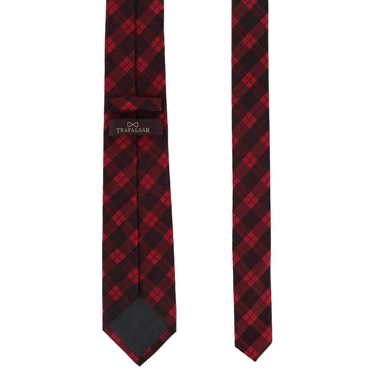 Digby Checkered Plaid Silk Necktie - Concordia Style Boutique