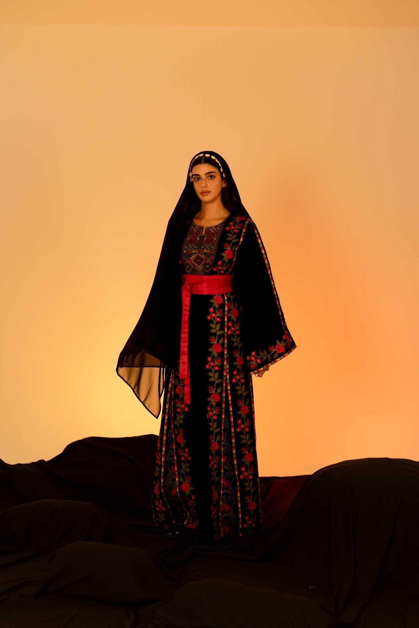 The Floral Palestinian Thobe