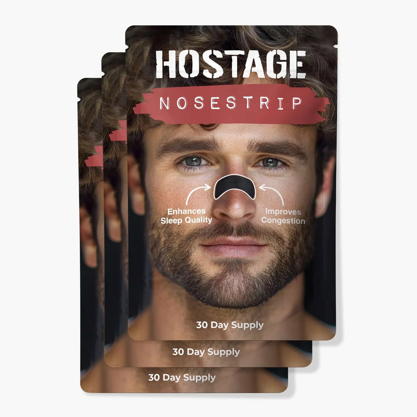 Hostage Nose Strips - Reduces Snoring and; Enhances Sleep Quality