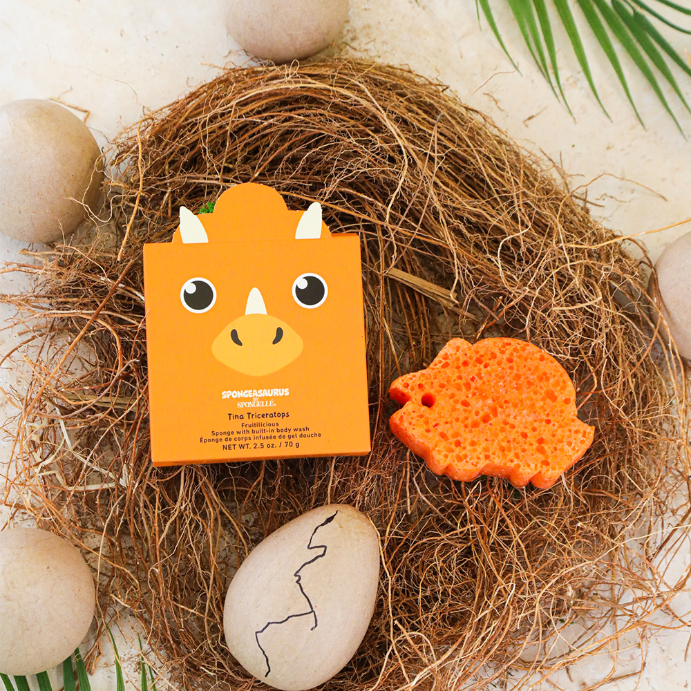 Tina Triceratops | Spongeasaurus Dinosaur Buffer - Concordia Style Boutique