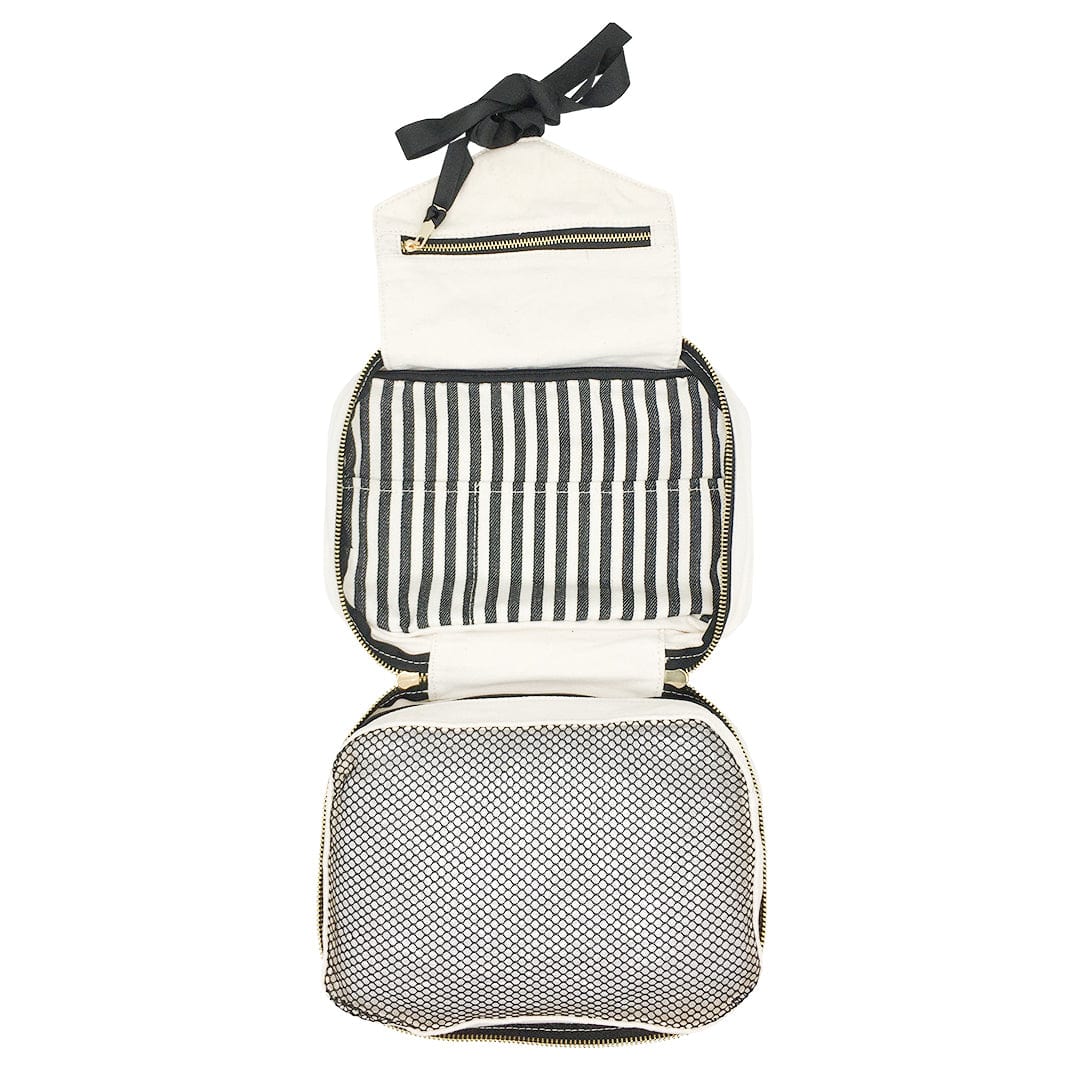Folding/Hanging Toiletry Case, Cream - Concordia Style Boutique
