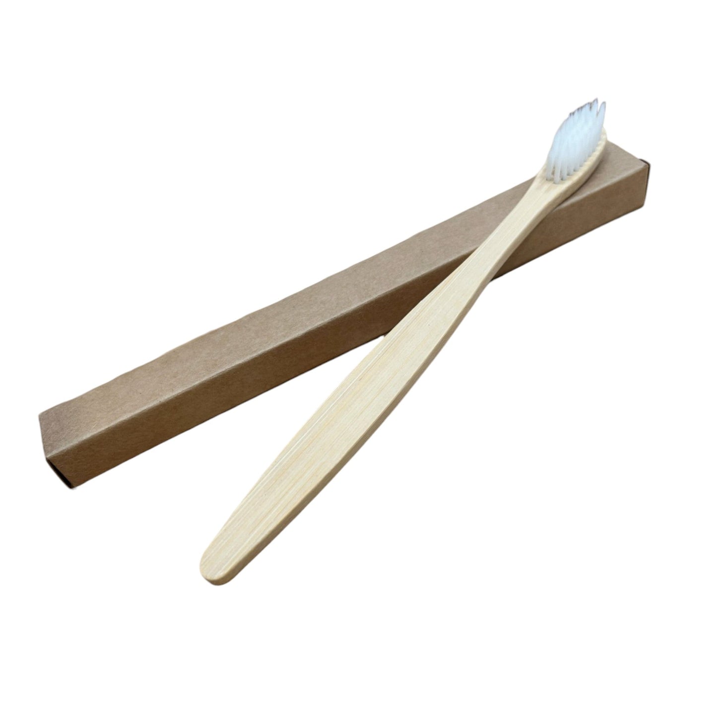 Toothbrush | Bamboo | Black or White Bristles