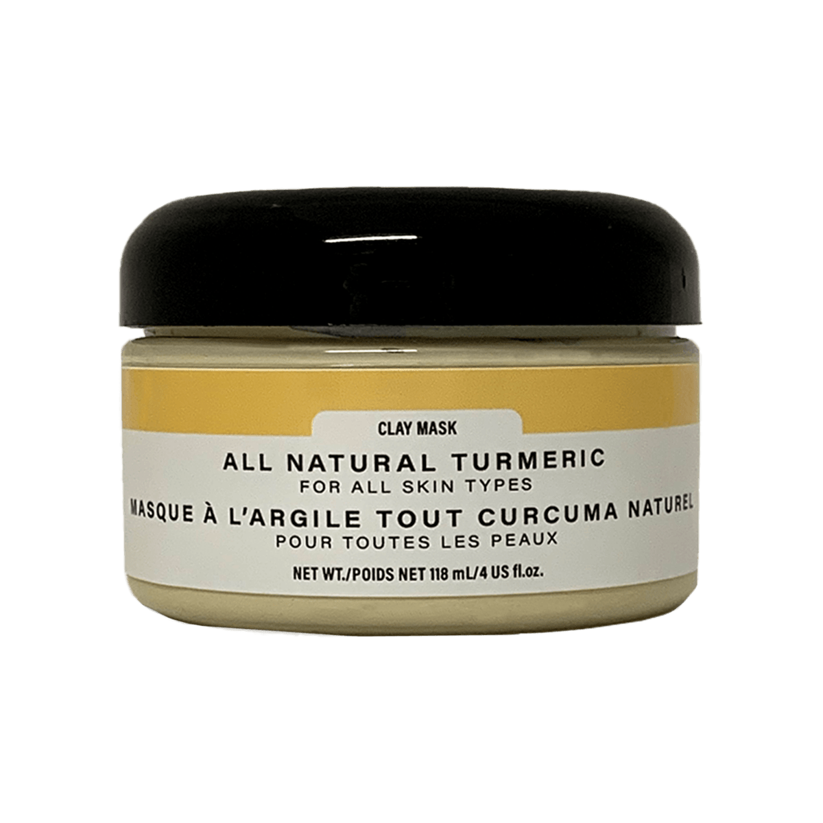 Clay Mask - All Natural Turmeric (All Skin Types) - 118 mL - Concordia Style Boutique