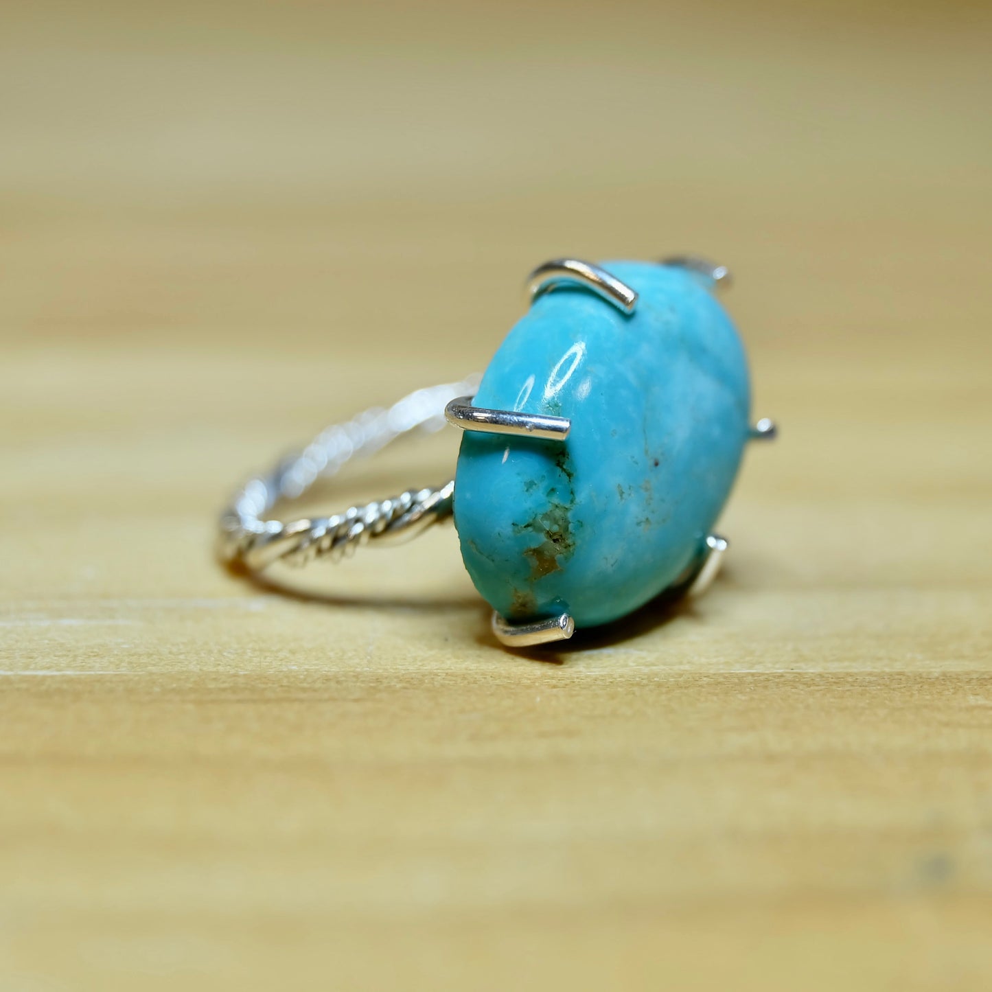 Turquoise Ring Sterling Silver