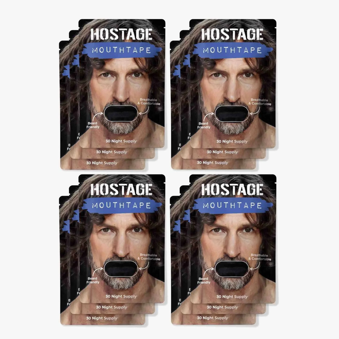 Hostage Mouth Tape - Reduces Snoring and; Enhances Sleep Quality