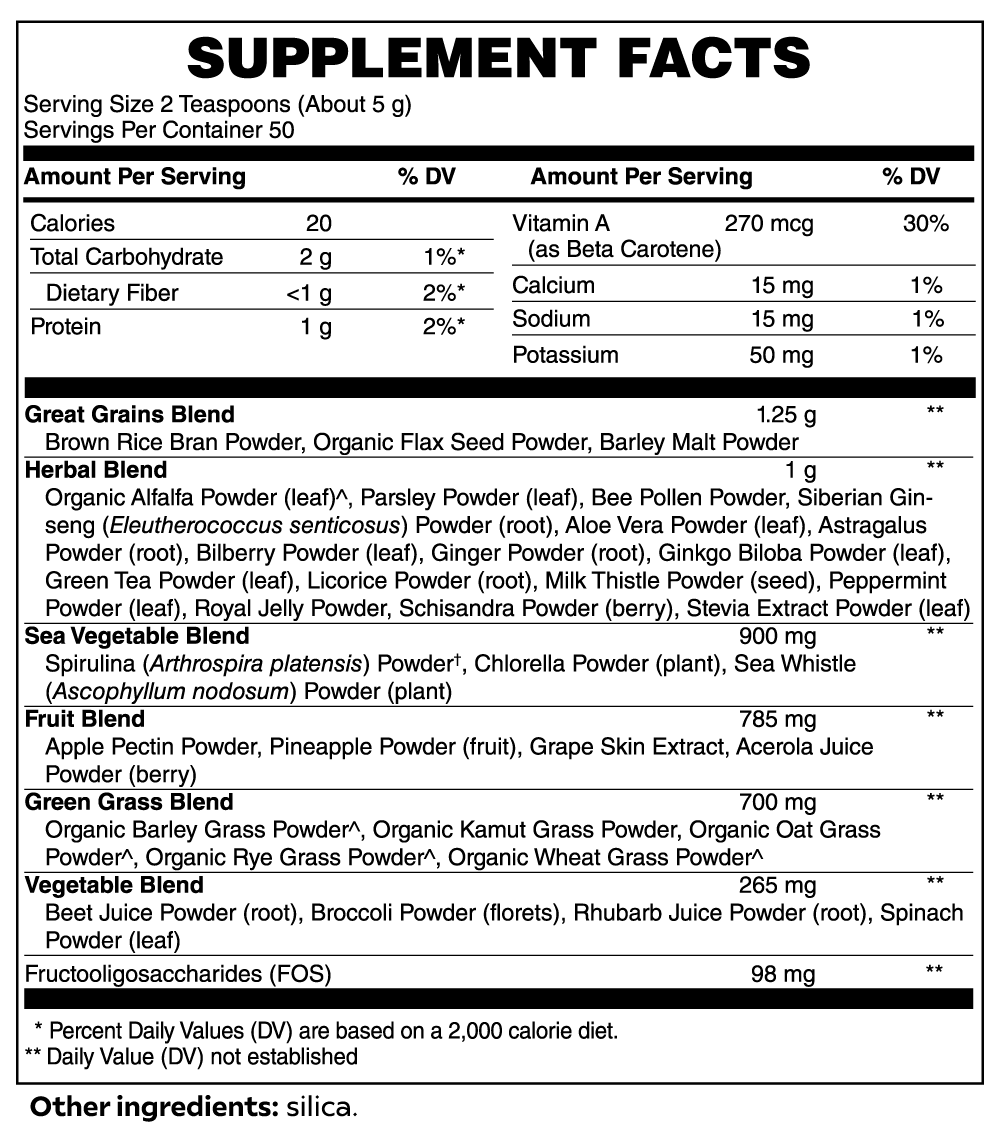 Ultra Cleanse Smoothie Greens, 8.8 oz - Concordia Style Boutique