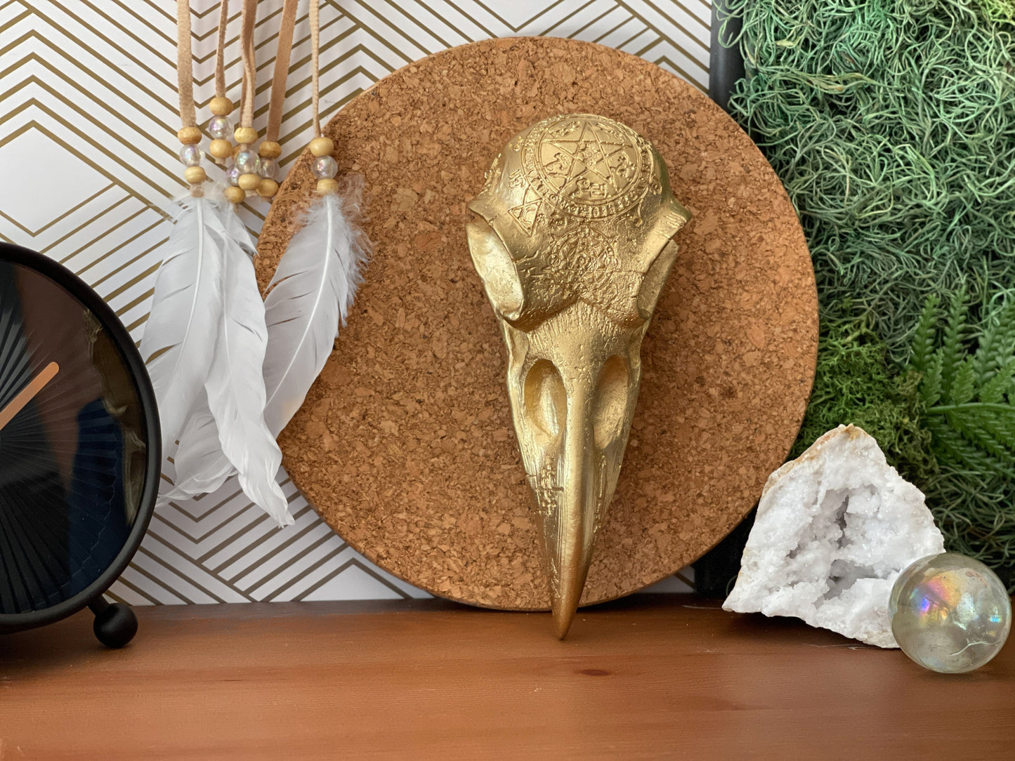 GOTHIC RAVEN SKULL - Concordia Style Boutique