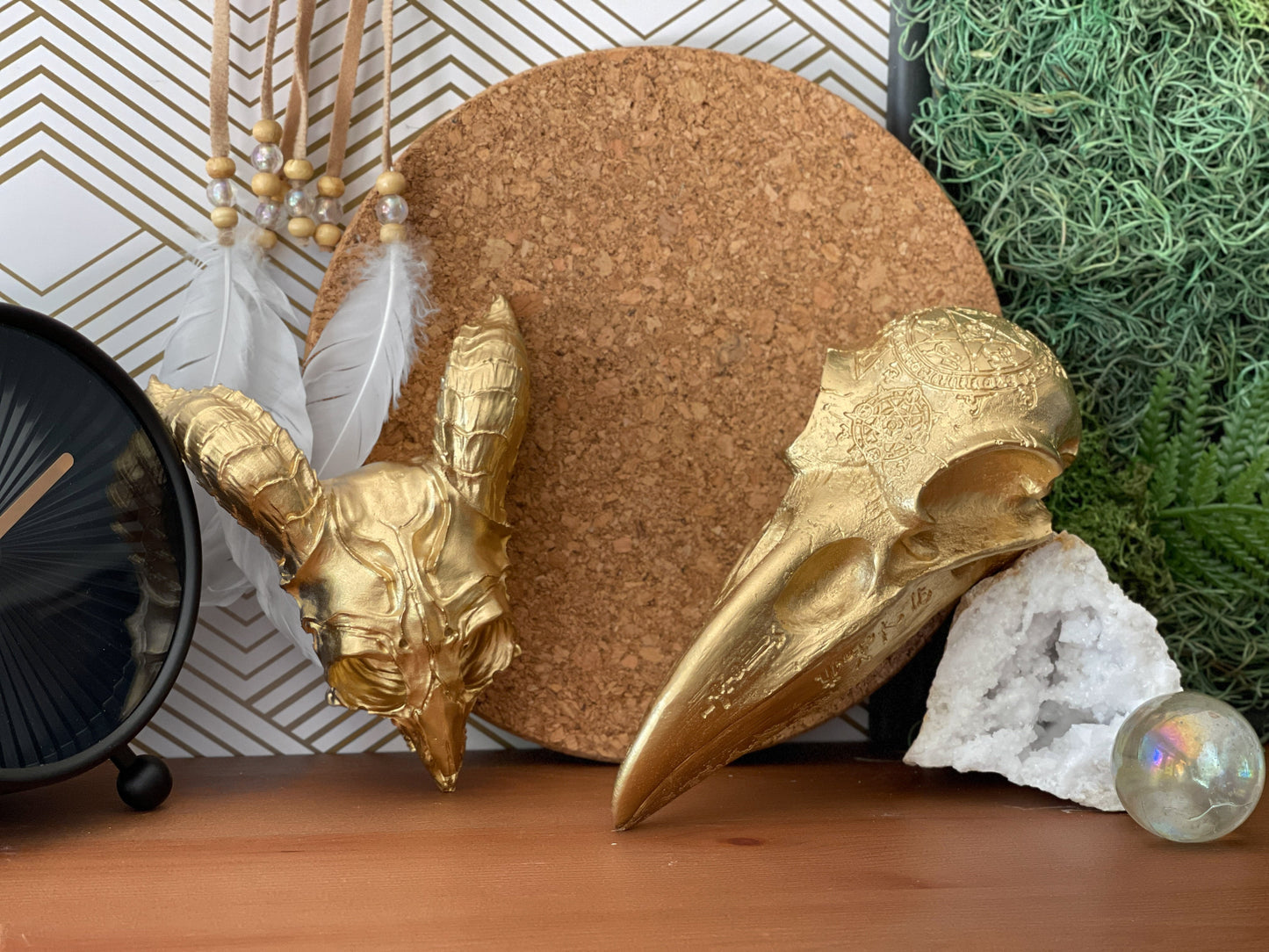 GOTHIC RAVEN SKULL - Concordia Style Boutique