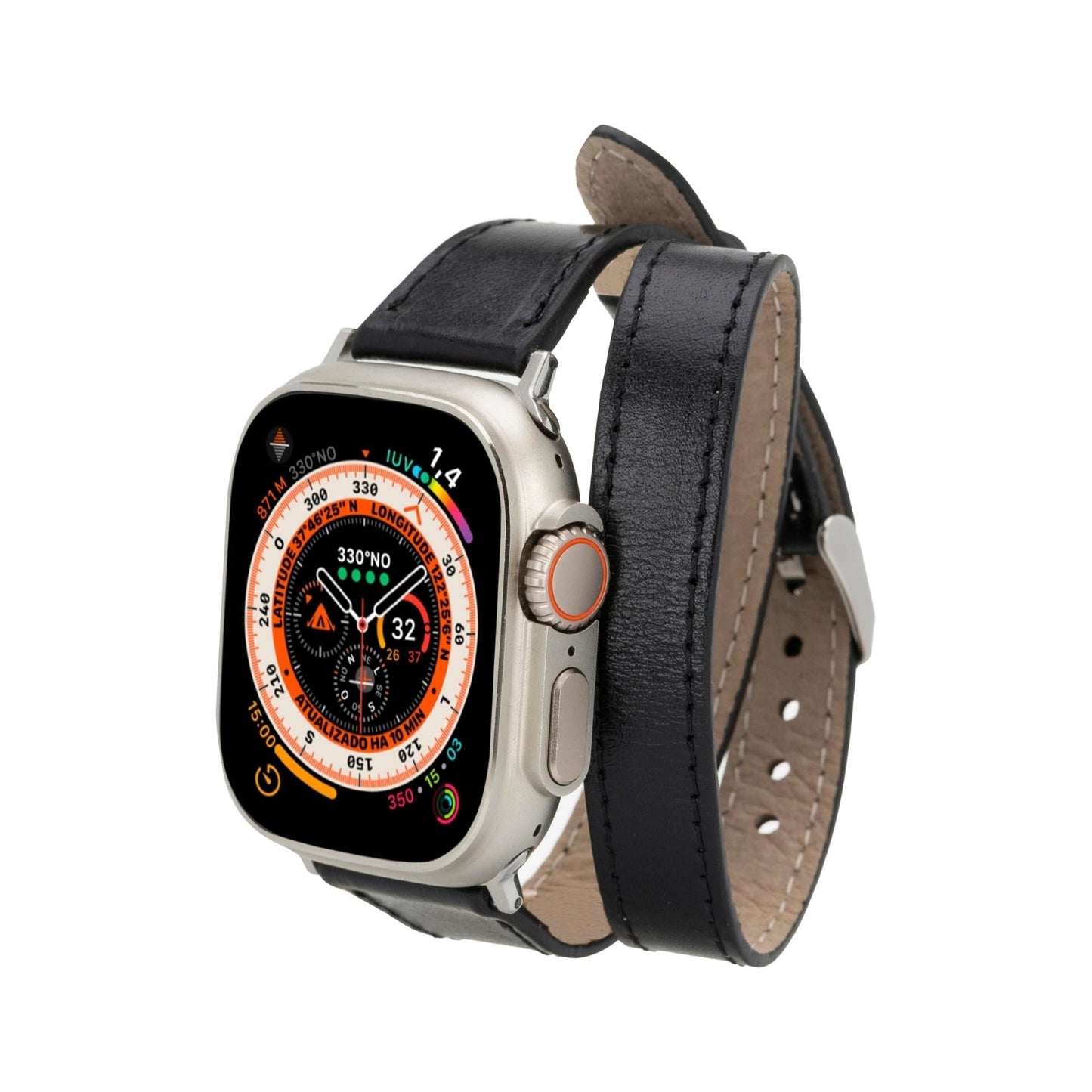 Vail Double Tour Leather Bands for Apple Watch 9, Ultra 2 and SE - Concordia Style Boutique