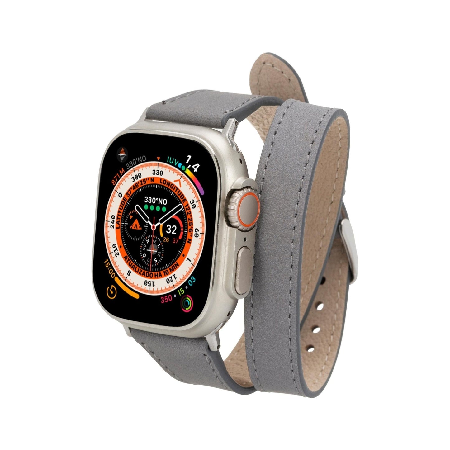 Vail Double Tour Leather Bands for Apple Watch 9, Ultra 2 and SE - Concordia Style Boutique