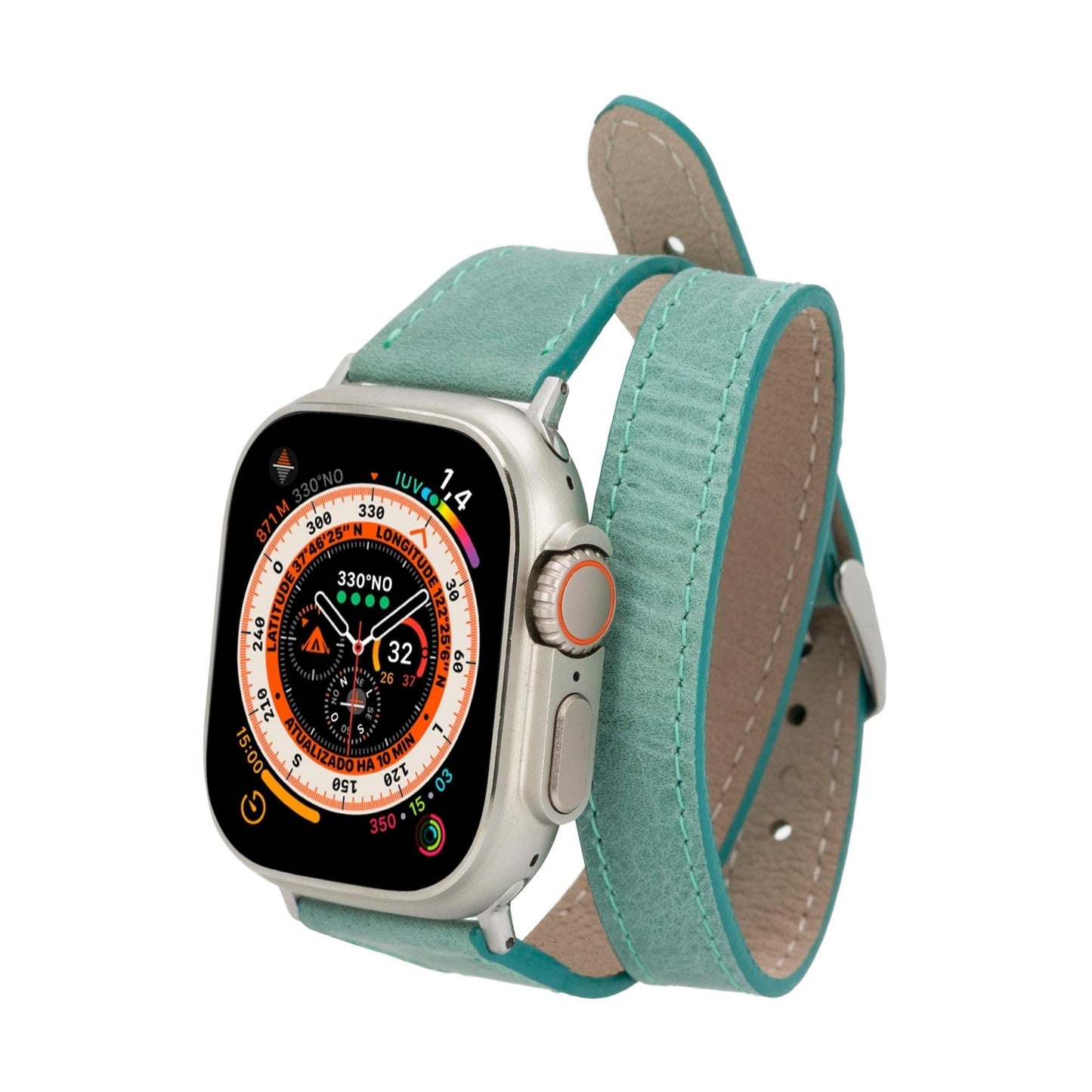 Vail Double Tour Leather Bands for Apple Watch 9, Ultra 2 and SE - Concordia Style Boutique