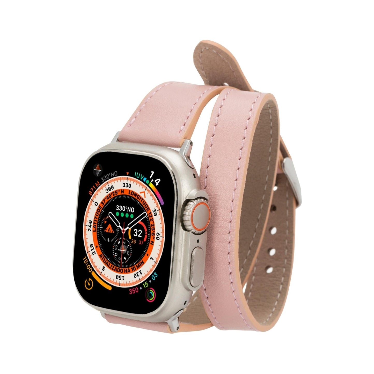 Vail Double Tour Leather Bands for Apple Watch 9, Ultra 2 and SE - Concordia Style Boutique