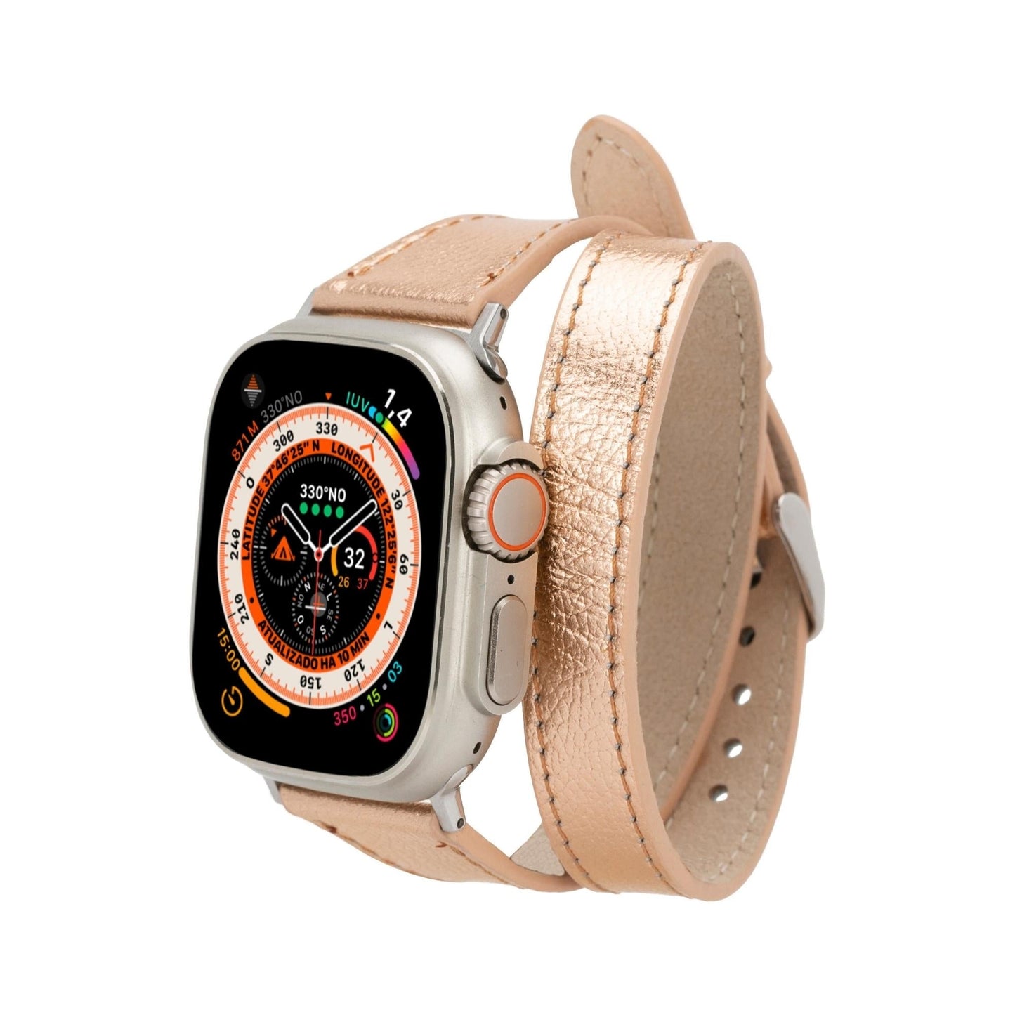 Vail Double Tour Leather Bands for Apple Watch 9, Ultra 2 and SE - Concordia Style Boutique
