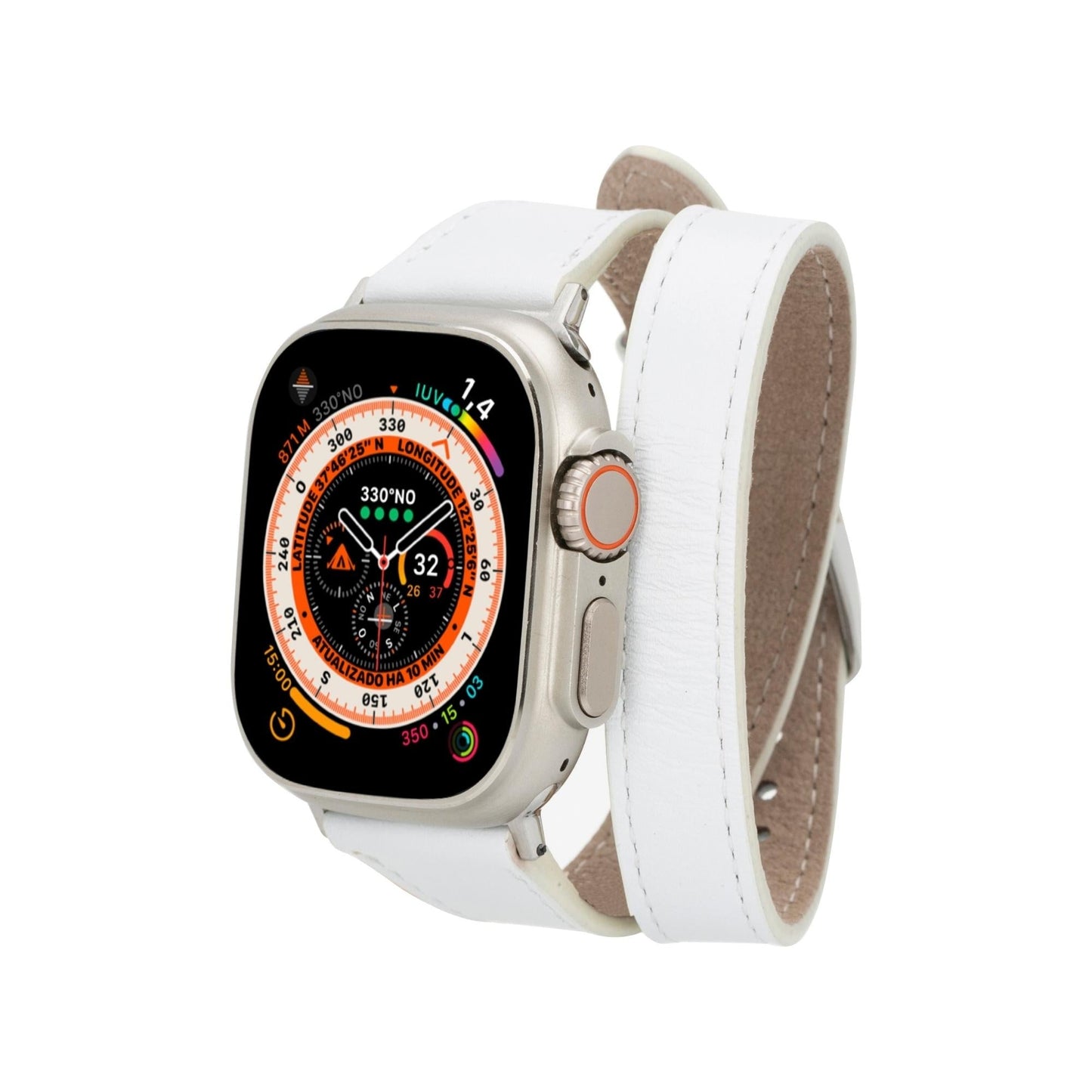 Vail Double Tour Leather Bands for Apple Watch 9, Ultra 2 and SE - Concordia Style Boutique