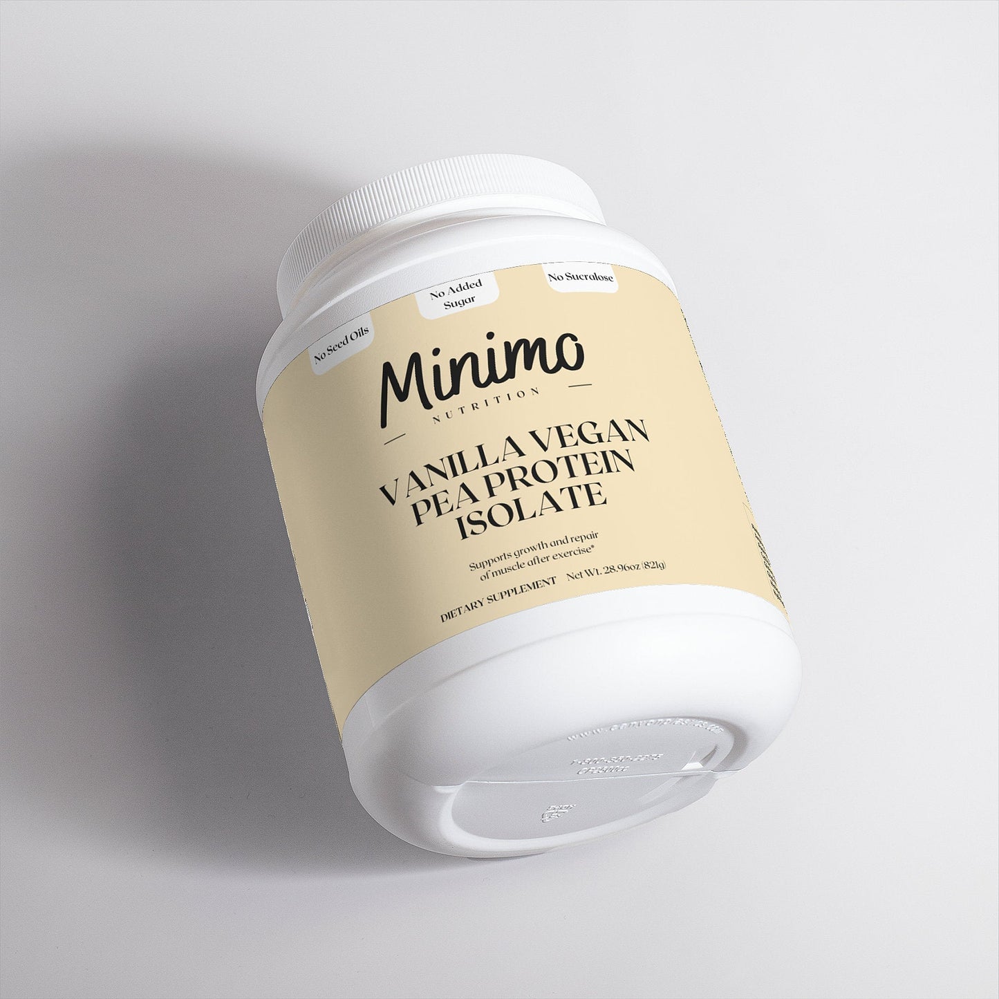 Vanilla Vegan Pea Protein Isolate Powder, 2.09 lbs - Concordia Style Boutique
