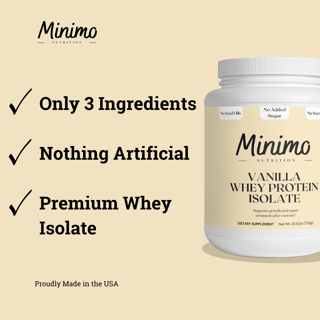 Vanilla Whey Isolate Protein Powder, 1.51 lbs - Concordia Style Boutique