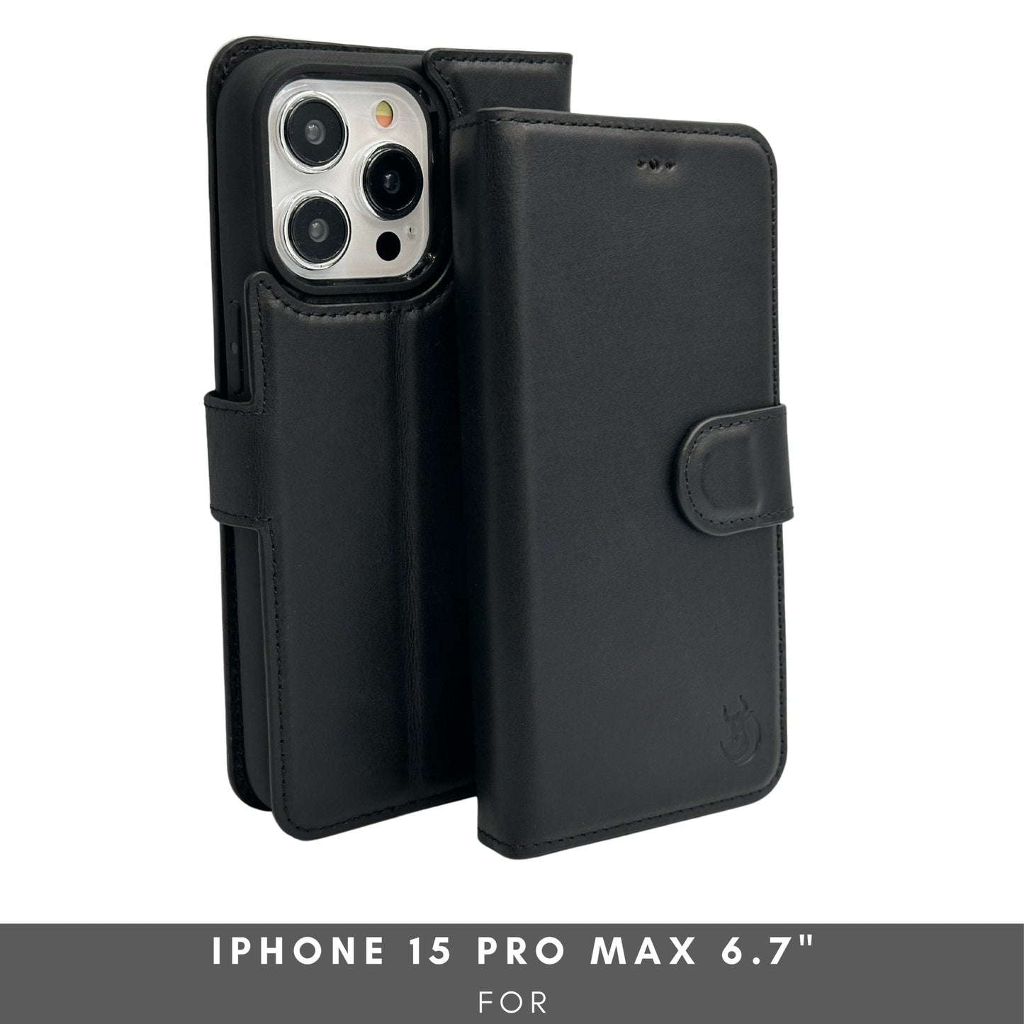 Vegas Premium Leather iPhone 15 Pro Max Wallet Case with MagSafe | Detachable RFID Blocking Luxury Wallet - Concordia Style Boutique