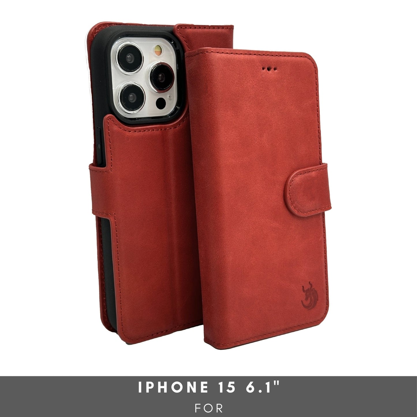 Vegas Premium Leather iPhone 15 Wallet Case with MagSafe | Detachable RFID Blocking Luxury Wallet - Concordia Style Boutique
