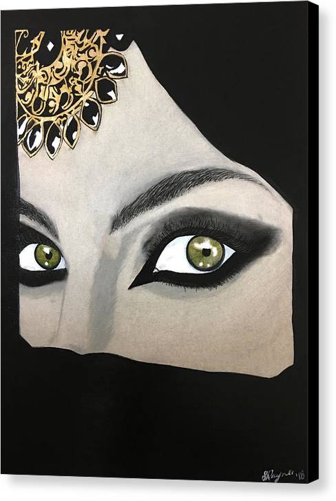 Veiled Woman - Canvas Print