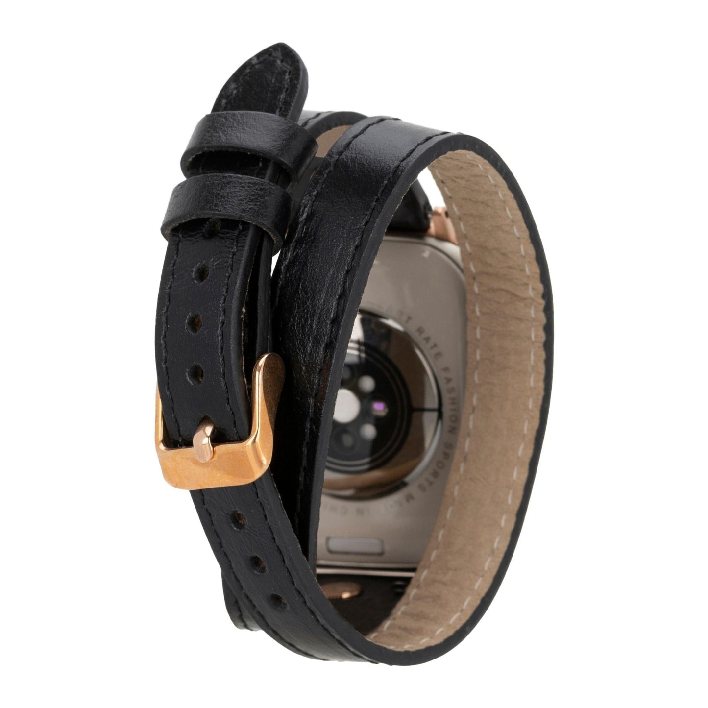 Vernon Double Tour Leather Bands for Apple Watch 9, Ultra 2 and SE - Concordia Style Boutique