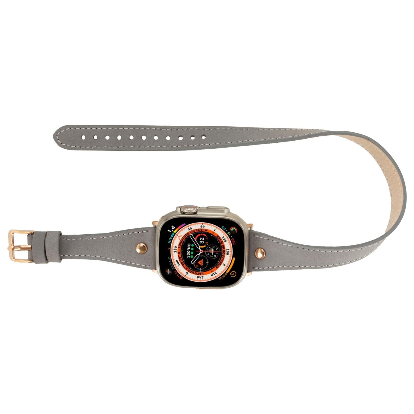 Vernon Double Tour Leather Bands for Apple Watch 9, Ultra 2 and SE - Concordia Style Boutique
