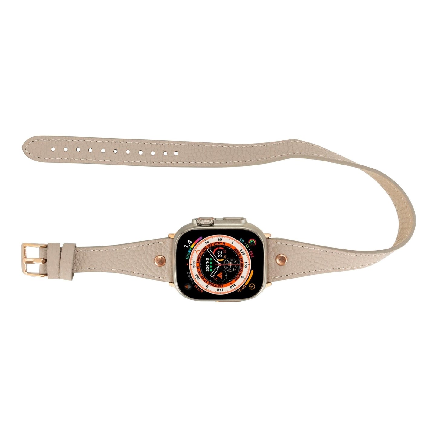 Vernon Double Tour Leather Bands for Apple Watch 9, Ultra 2 and SE - Concordia Style Boutique
