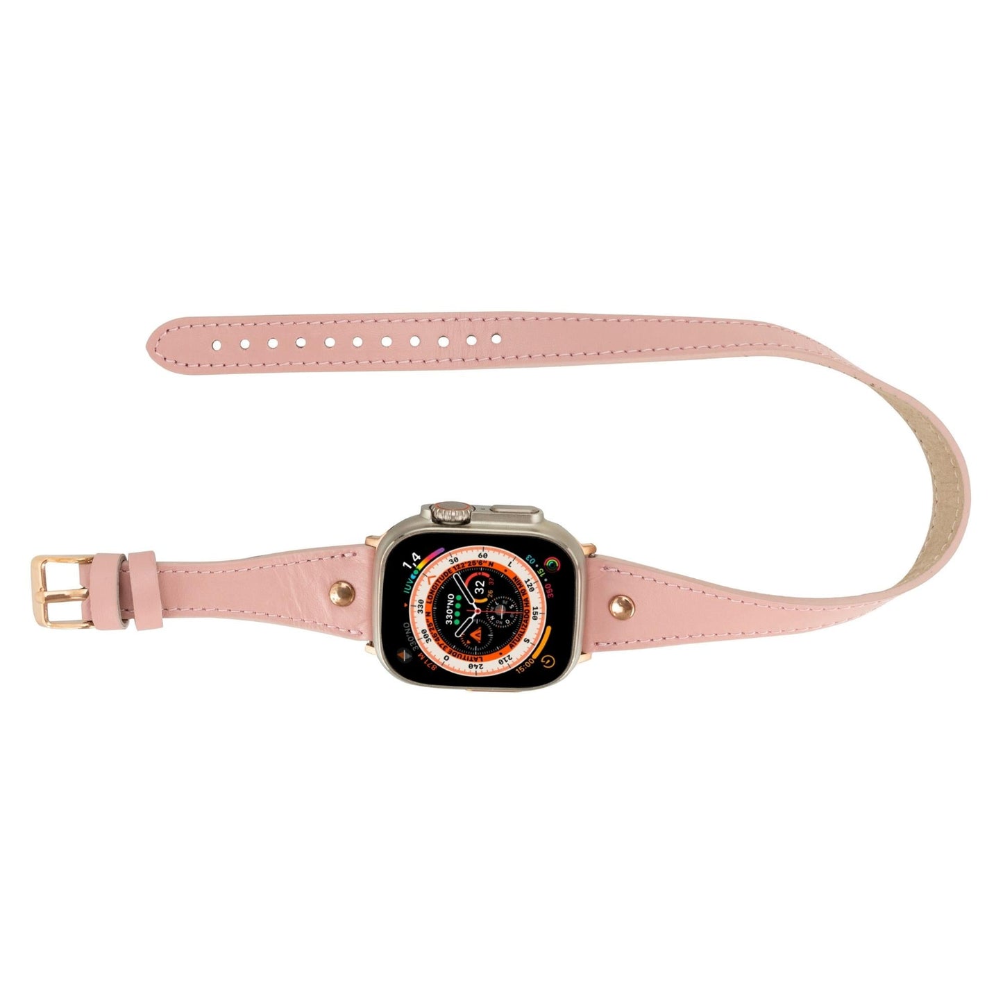 Vernon Double Tour Leather Bands for Apple Watch 9, Ultra 2 and SE - Concordia Style Boutique