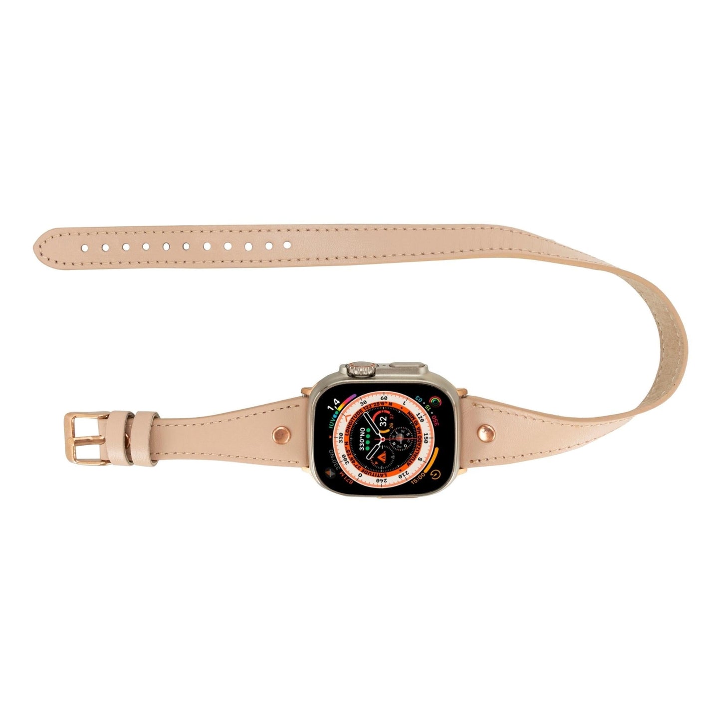Vernon Double Tour Leather Bands for Apple Watch 9, Ultra 2 and SE - Concordia Style Boutique