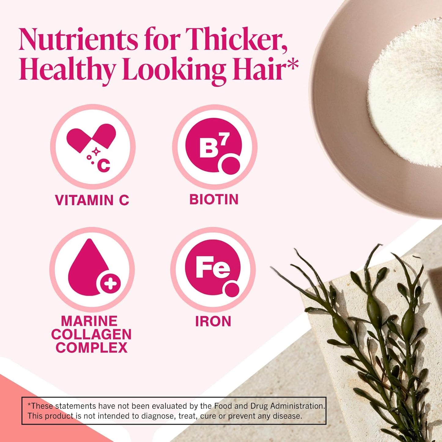 Viviscal Hair Growth Supplements For Women For Thicker, Fuller Hair, Nourishes Thinning & Loss, With Proprietary Collagen Complex, 180 Tablets - Clearance Sale