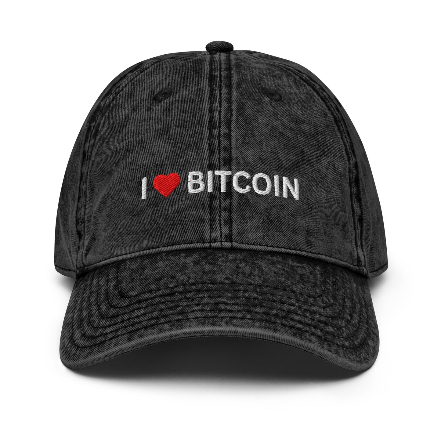 I Love Bitcoin Vintage Hat - Concordia Style Boutique