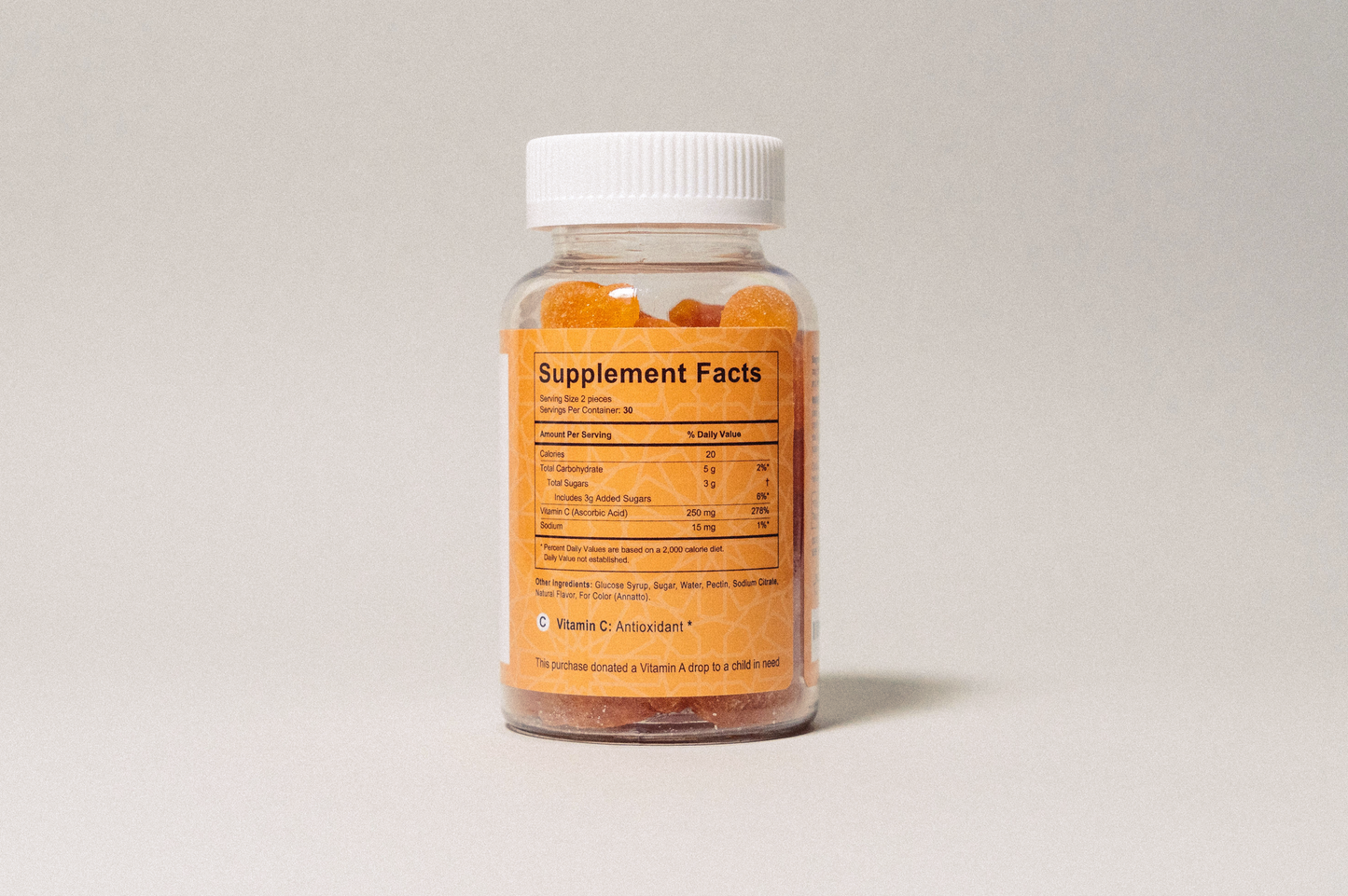 Halal Vitamin C Chewable Gummies - 60 Count | Salaam Nutritionals - Concordia Style Boutique
