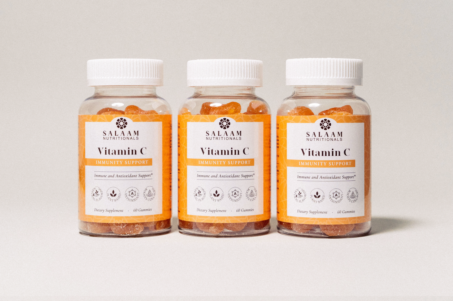 Halal Vitamin C Chewable Gummies - 60 Count | Salaam Nutritionals - Concordia Style Boutique