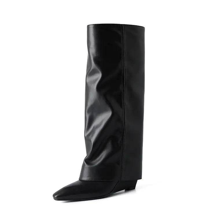 High Heeled Women's Black Boots - Concordia Style Boutique