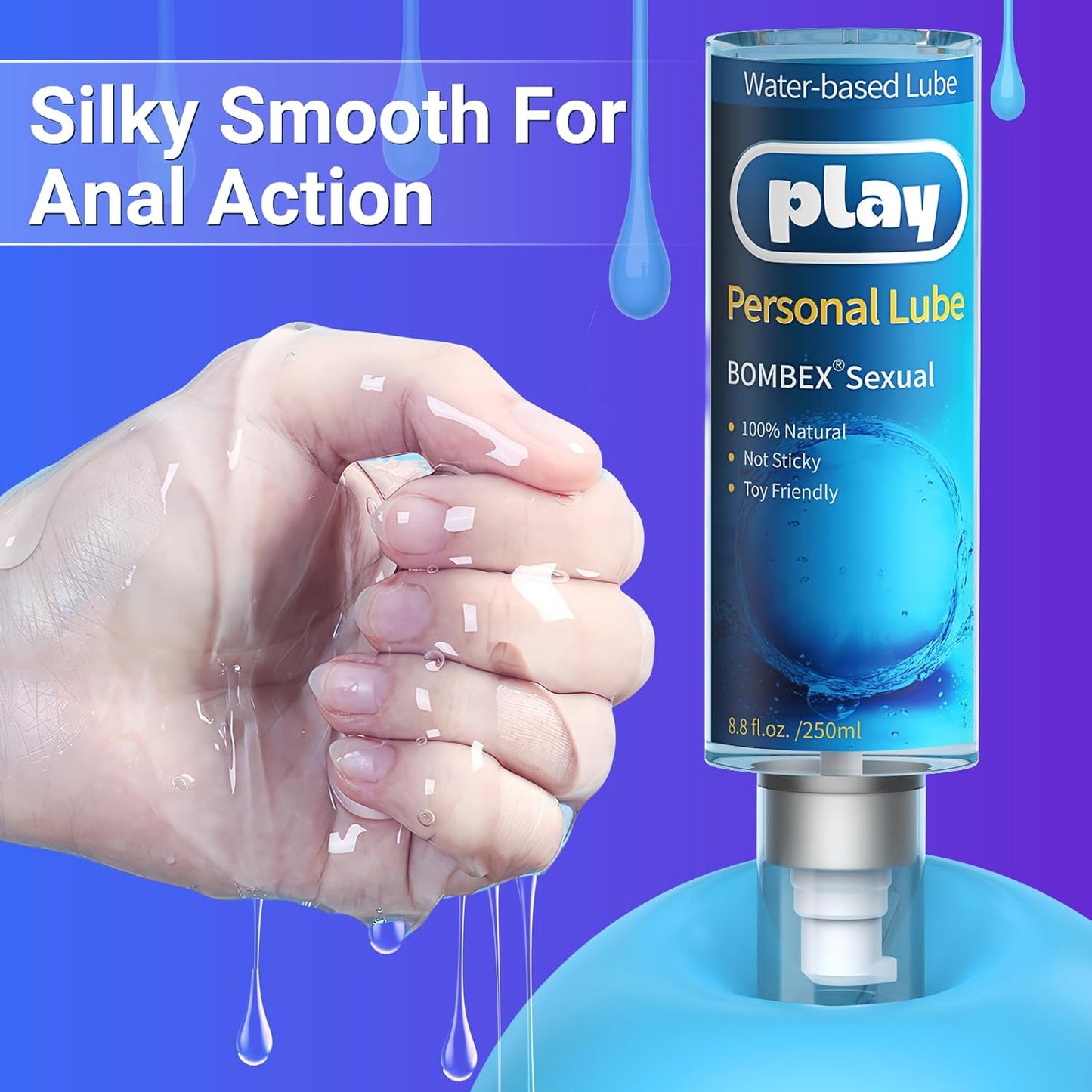 Water-Based Personal Lubricant – Toy-Friendly & Long-Lasting