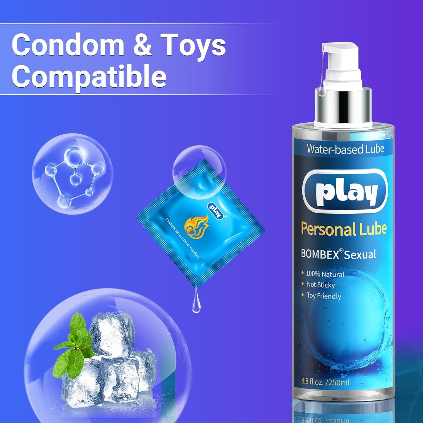Water-Based Personal Lubricant – Toy-Friendly & Long-Lasting