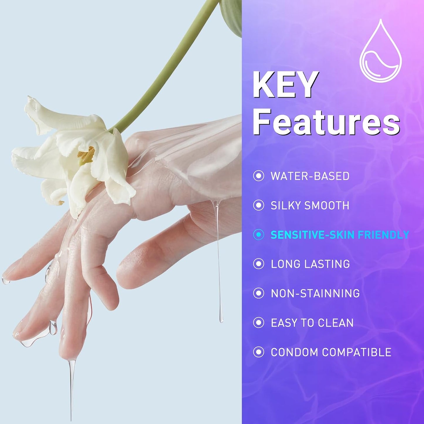 Water-Based Personal Lubricant – Toy-Friendly & Long-Lasting