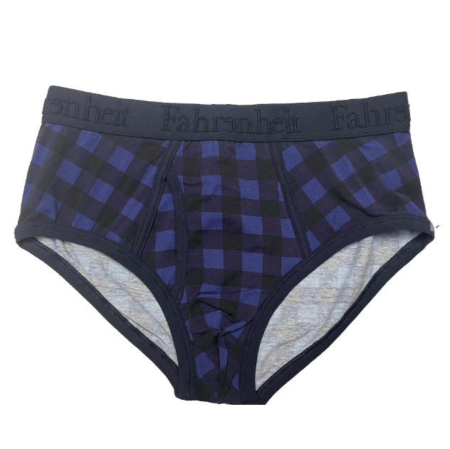 Wayne Brief/ Blue Buffalo Check - Concordia Style Boutique
