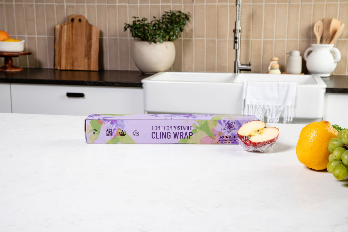 The Complete Eco Friendly Kitchen Bundle – Compostable Zip Bags, Cling wrap, Sponges & Trash Bags