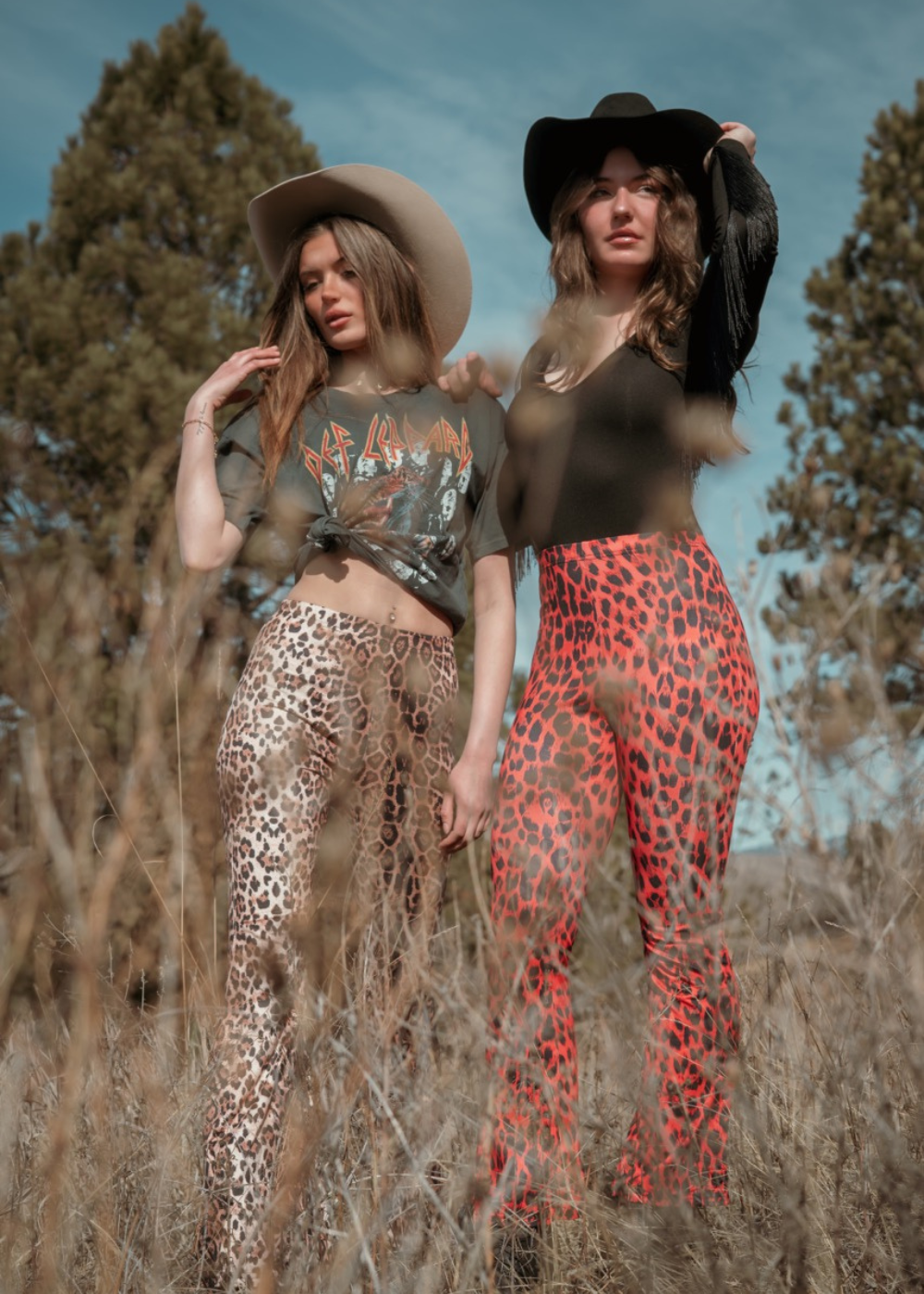 You Are Wild Leopard Print Flare Pants Bell Bottoms - Concordia Style Boutique