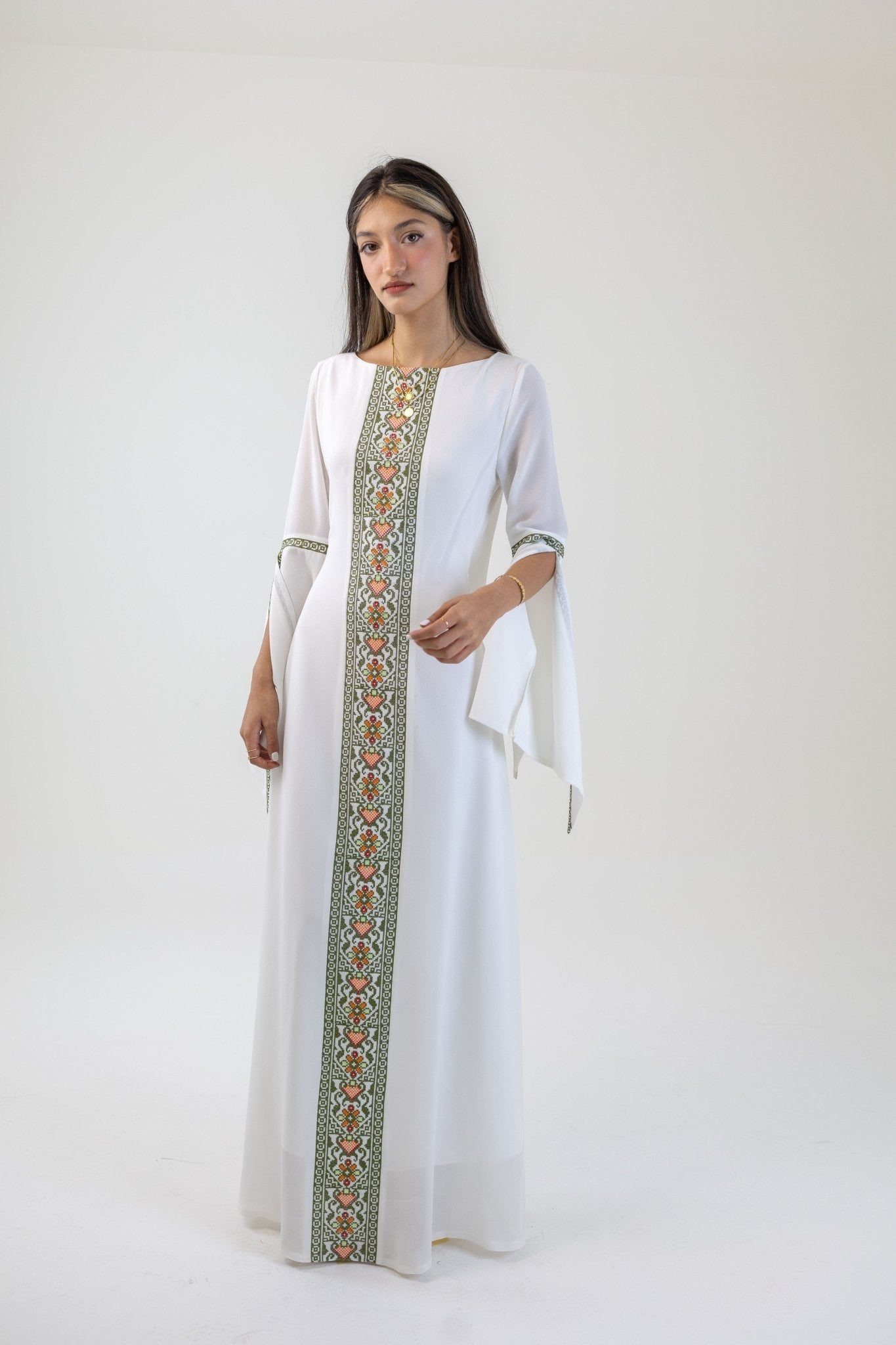 White Butterfly Dress