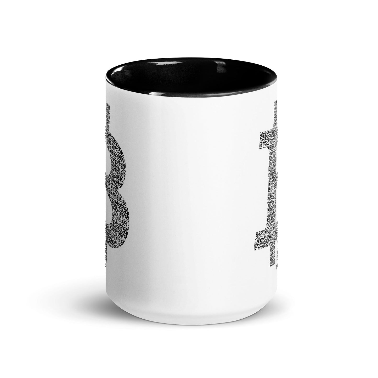 Bitcoin B QR Code Coffee Mug - Concordia Style Boutique