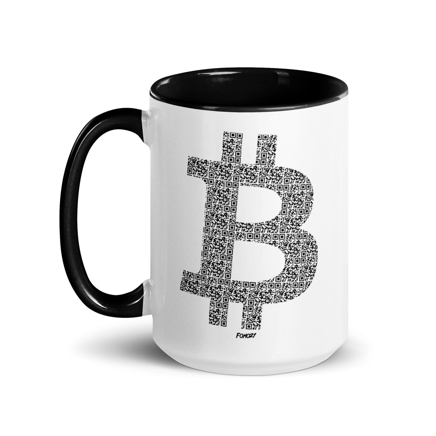 Bitcoin B QR Code Coffee Mug - Concordia Style Boutique
